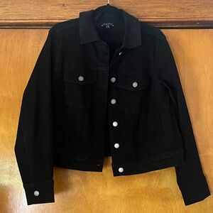Universal Standard Kelsey Black Denim Jacket